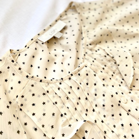 Loft | Star Ruffle Blouse - Picture 3 of 5